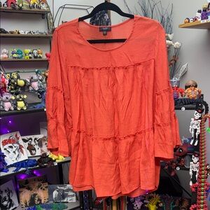 Cocomo Women's Vibrant Orange Blouse